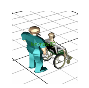 3D Healthcare Doctor and Patient