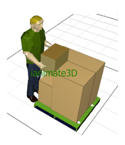 3D Pallet Loading - Palletization Animation